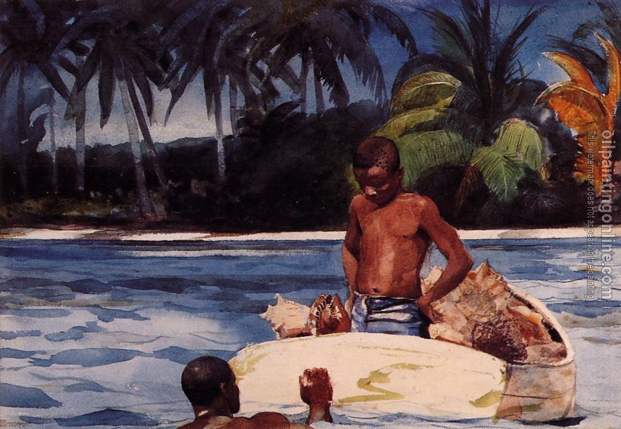Homer, Winslow - West India Divers